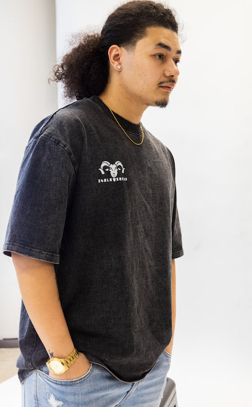 Oversized Acid Wash Tee